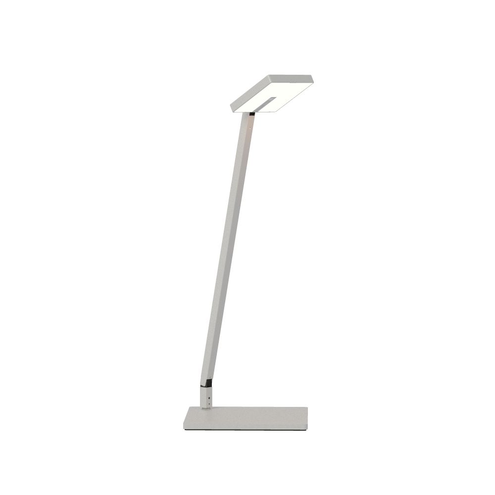 Koncept Lighting FCD-1-SIL-DSK Focaccia Solo Desk Lamp (Silver)